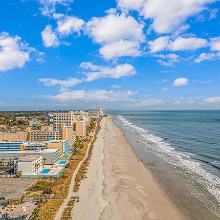 Ocean Front Studio With Panoramic Views! Palace Resort 1001 Myrtle Beach Exteriör bild