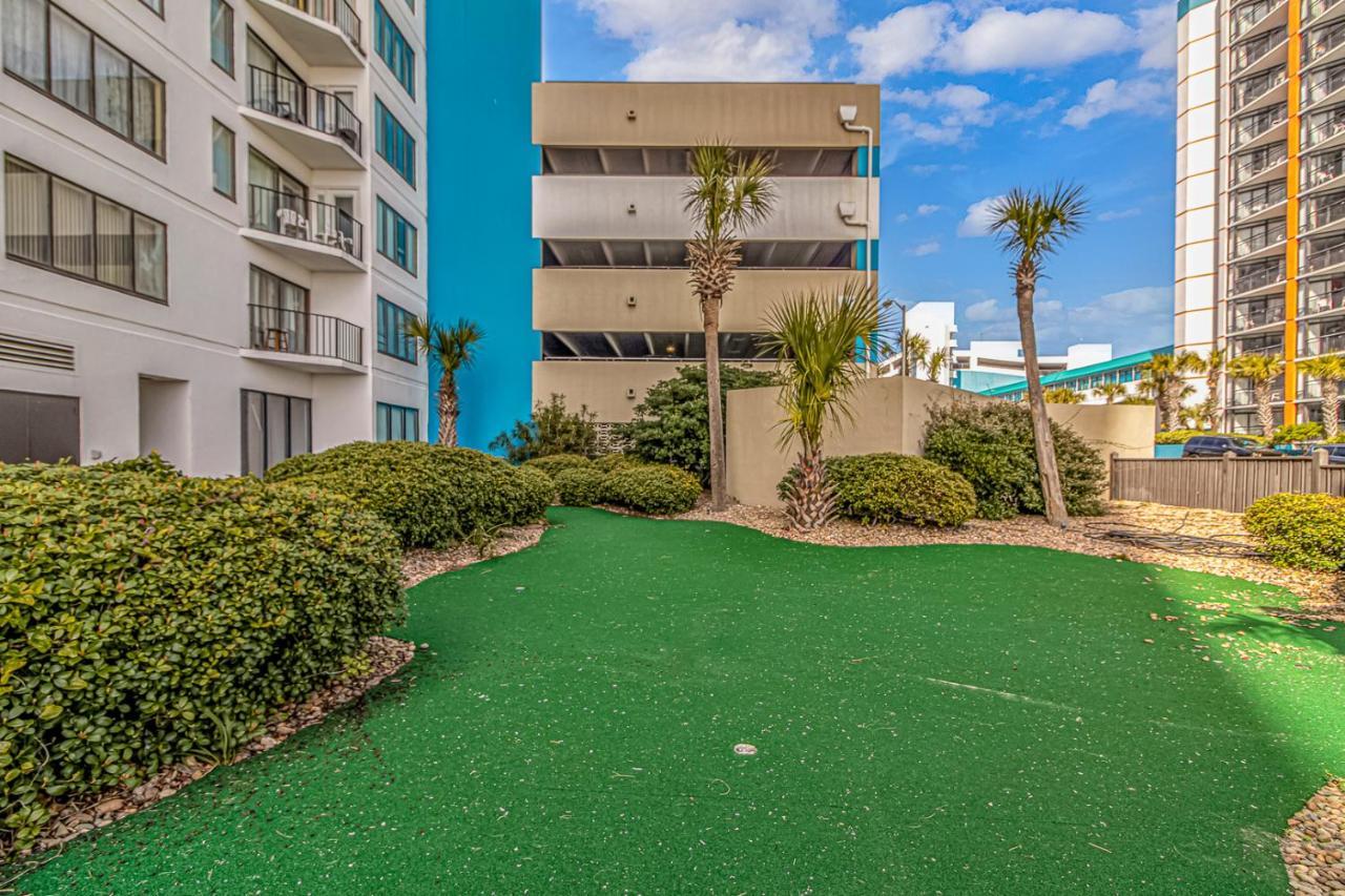 Ocean Front Studio With Panoramic Views! Palace Resort 1001 Myrtle Beach Exteriör bild