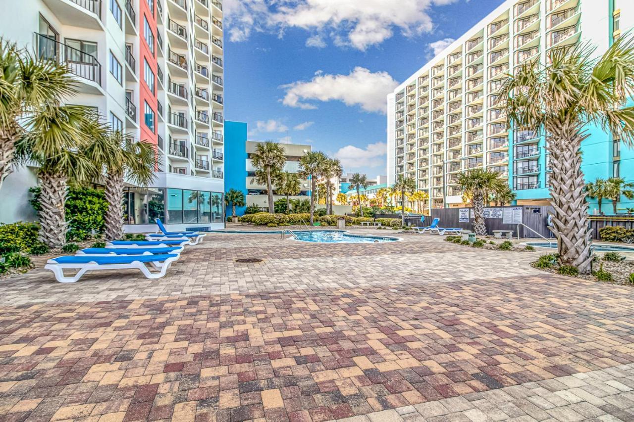 Ocean Front Studio With Panoramic Views! Palace Resort 1001 Myrtle Beach Exteriör bild