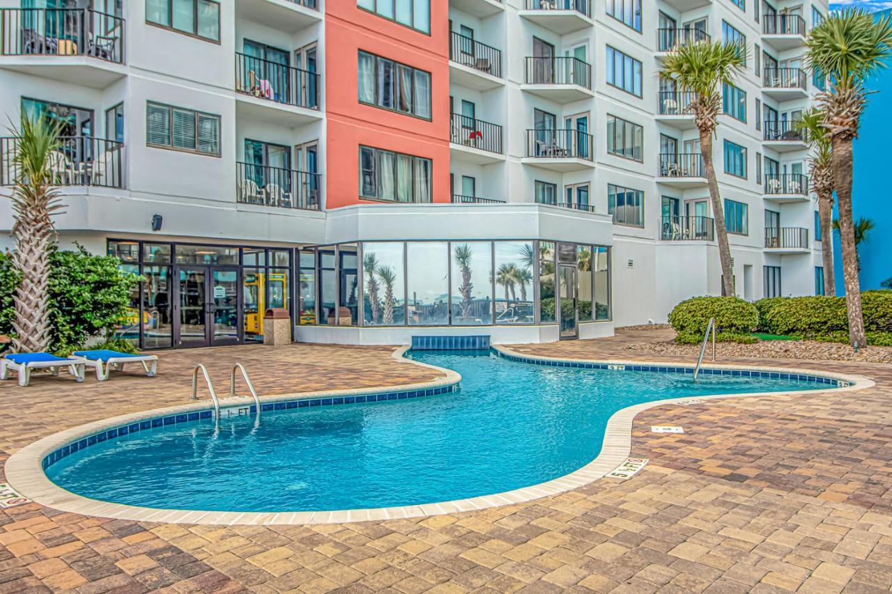 Ocean Front Studio With Panoramic Views! Palace Resort 1001 Myrtle Beach Exteriör bild