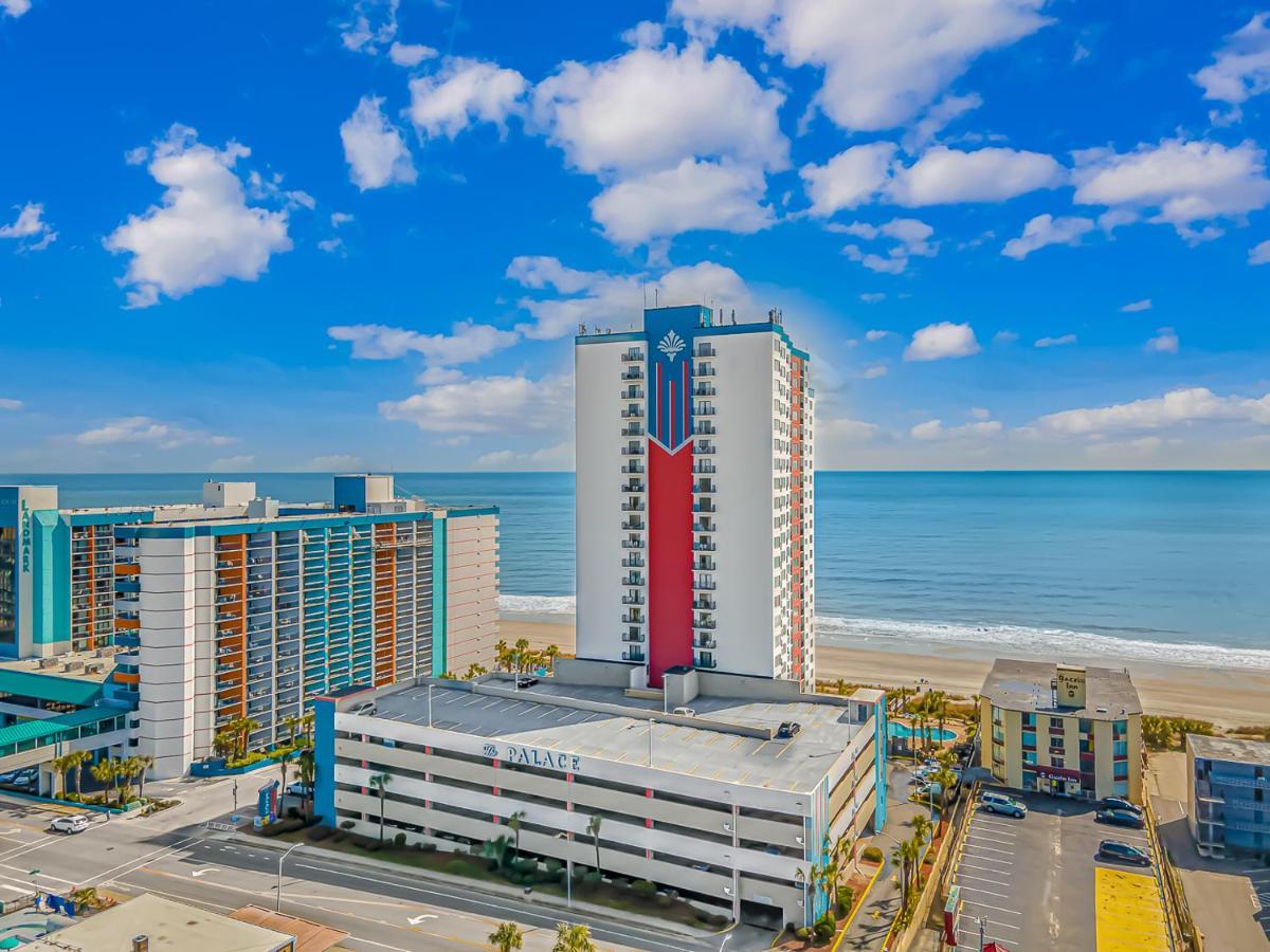 Ocean Front Studio With Panoramic Views! Palace Resort 1001 Myrtle Beach Exteriör bild